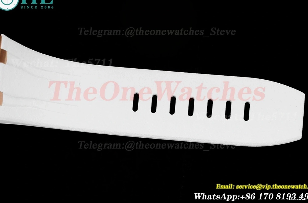 White JJF Royal Offshore 26408 White 44mm RU Oak RG A3126 0316